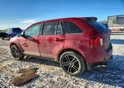 2013 Ford Edge Sel из США, поврежденный, VIN 2FMDK4JC9DBB37627